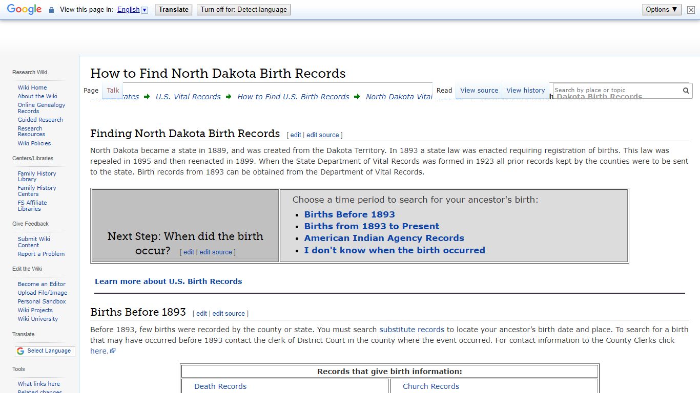 How to Find North Dakota Birth Records • FamilySearch